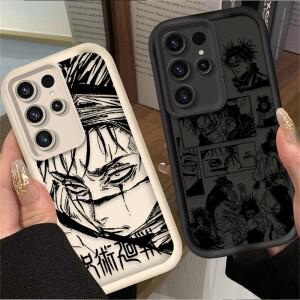 쿨한 주술회전 애니메이션 케이스 삼성 호환 갤럭시 S24 S23 S25 울트라 S22 S21 플러스 FE A56 A36 A26 A1