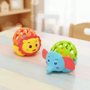 애니멀 카볼 소리나는 딸랑이 소프트 말랑 아기공 치발기 오볼 장난감 감각 오감발달 아기