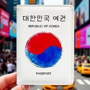 여권 케이스 여행 파우치 태극기 여행준비물 국기여권케이스 여권파우치