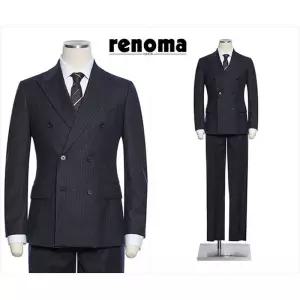 매장정품 renoma FW 고급원단 더블스트라이프 소량입고 다크그레이 스판정장 EK3653 981735