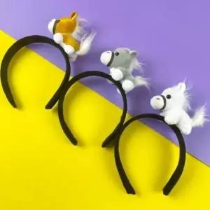 말 인형 동물 머리띠 생일 파티 놀이공원 행사