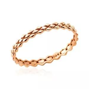 [비앤비골드] 18K 트리플 다이아패턴 올밴드 반지 SRS42123