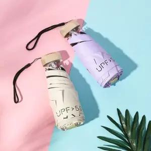 플랫 미니 우양산 양우산 초경량 휴대용 비비드컬러 우산 양산