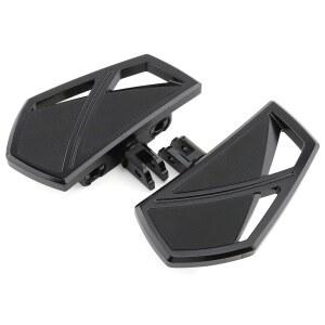 할리 소프트테일 2018-2024 팻 보이 스트리트 밥 로우 라이더 스포츠 글라이드 슬림 팻밥 브레이크아웃 114(블랙)용 오토바이 플로어보드 팬텀 앞발 페그 풋레스트