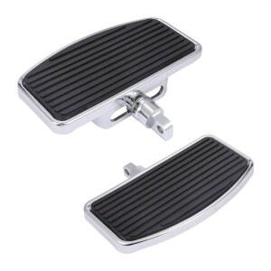 할리 스포츠스터 883 1200 48 72 다이나 팻 밥( 미끄럼 방지 패턴 풋레스트)용 오토바이 조수석 풋보드 리어 플로어보드