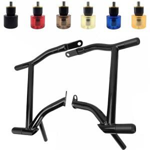 2009-2025 할리 투어링 스트리트 글라이드 로드 킹 일렉트라/울트라 옵션 멀티 컬러 장식 휠 콜로케이션 를 위한 TDZ 1-1/4인치 새들백 가드