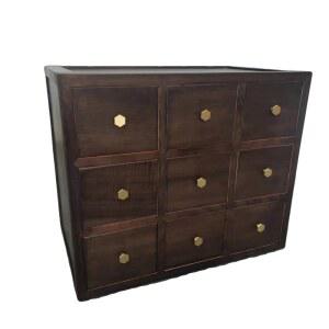 서랍장 약장 원목 유럽스타일 고가구 경상 서랍 엔택가구 나비장 오동나무 상자