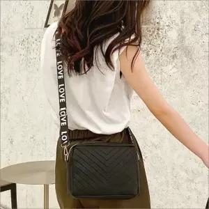 스트랩 레터링 가방 여자 스퀘어 숄더백 미니백 5color 크로스백