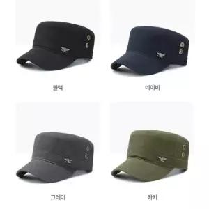 기본  이글장식 구멍 남성용 남자 스타일공기 군모 챙모자