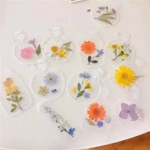 책갈피 DIY 20종 꽃 압화공예 세트 기획상품 만들기 추천 코팅지 물약