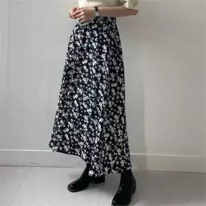빅사이즈 204 플레어핏플라워스커트 DCRG790