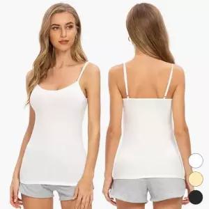 [라일리여성언더웨어] Rly 베이직 캡나시 끈조절 이너웨어 여성 민소매 끈나