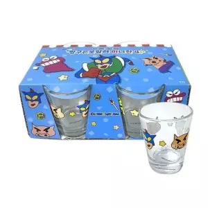 고급소주잔 짱구 예쁜 소주잔 4개입 세트 2P 소주컵 미니잔 술잔 예쁜소주잔