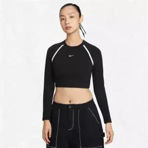 나이키 우먼스 스포츠웨어 타이트 긴팔 크롭 탑 IF0339-010 2549720