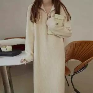 은창)하프넥 지퍼 니트 롱원피스 치마 원피스 가을