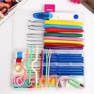 뜨개질 후크세트 크로셰 바늘 공예