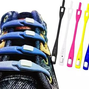 V타이 실리콘 신발끈 운동화 고정줄 100매