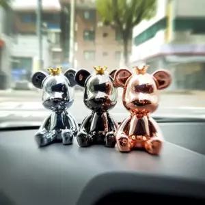 베어브릭 차량용 송풍구 오일 크롬베어 방향제