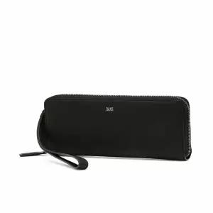 닥스핸드백 DBHO6E763BK 블랙 로고장식 소가죽 핸드폰클러치백