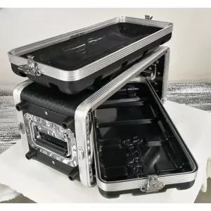 음향장비 믹서랙 알루미늄 하드 믹서 휴대용 특수 케이스 콘솔