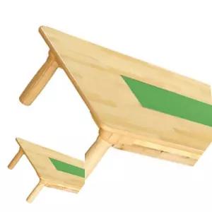 2WC 블럭 유아 책상 원목다리290mm 미술학원책상 블럭테이블