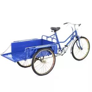 성인용 화물 삼륜자전거 튼튼한 강철프레임 적재함형