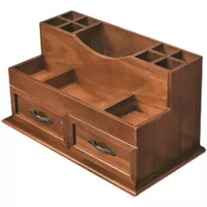 빈티지 원목 정리함 정리대 미니 트레이 수납함 화장대