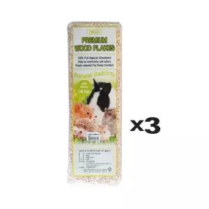 햄스터 톱밥 소나무 베딩 14L X3 깔짚 바닥재 침대