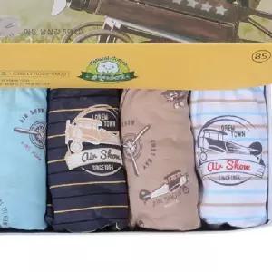 주니어 남아 삼각팬티 유색 팬티 5매입 SW0026