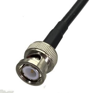 1Pcs BNC 암 잭 벌크헤드 너트-BNC 수 플러그 압착 RG58 케이블 RF 점퍼 피그테일 4인치 ~ 3FT