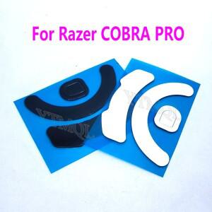 Razer COBRA PRO 버전호환  마우스 발 스케이트 교체 호환   글라이드 패드 화이트 블랙 스티커 커넥터 1세
