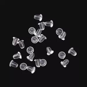 [오너클랜]bns 실리콘 귀걸이 클러치 4mm 8000개(1팩)