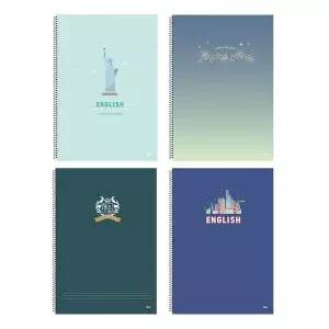 [오너클랜]슬림 영어 노트 SP 1박스 180개입 학생 과목노트 공책