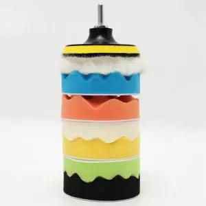 세차용 5  광택패드 전동드릴 컴파운드 9종 세트