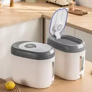 쌀통 잡곡통 5kg 10kg 보관용기 쌀보관 쌀통 원터치 쌀곡 파통 냉장고쌀통 무선쌀통