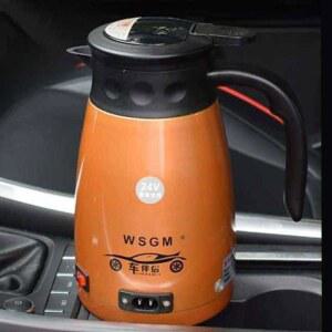 샤크팡차량용주전자 화물차 전원선 차량커피포트 1200ML 전기포트 트럭