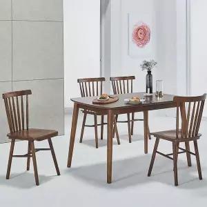 NS홈쇼핑 아이앤 릴로 고무나무원목 4인 식탁 세트 FU[34376565]