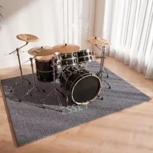 드럼 흡음패드 바닥 층간소음방지 카페트 매트 충격 흡수 소음방지 방음
