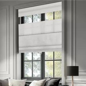 베리사 상단 아래 위로 빛을 필터링하는 창문용 로마식 블라인드 드릴 없는 무선 설치 실내 거실 침실용