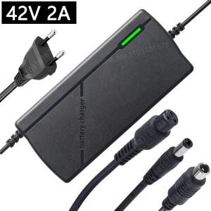 36V 리튬 배터리 용 범용 42V 2A 충전기 36V AC 100V-240V 충전기 EU/US/AU/UK 플러그 용 고속 스마트 충전