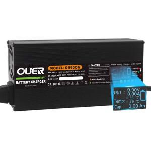 84V 10A 리튬 배터리 충전기 디지털 디스플레이가있는 72V 74V 20S 리튬 배터리 고속 충전기에 적합한 고전