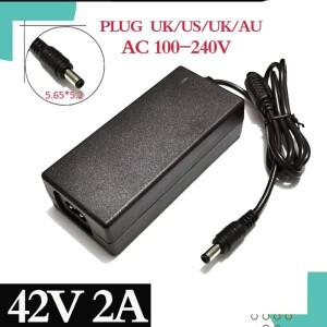 42V 2A 충전기 입력 100-240VAC 리튬 이온 리튬 폴리머 36V 2A 10 시리즈 36V용 배터리 충전기