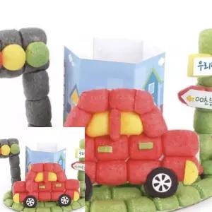 MF100 플레이콘 다용도꽂이5인용 자동차 초등만들기키트 DIY키트 유아미술재료