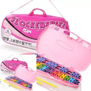 MF100 27음 교재용 그로켄스필 핑크 어린이집악기 음악교구 유아악기