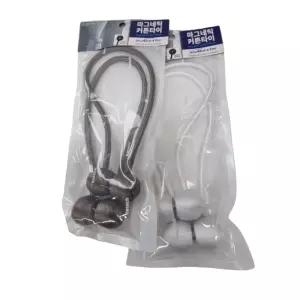 코텍신 커튼 타이 마그네틱 2P 끈 고정 홀더 집게 줄/커텐끈/커튼타이백/자석단추/고정홀더/고급고정볼