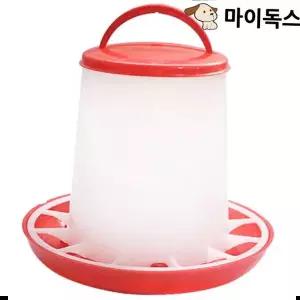 닭물통 닭모이통 병아리 닭 자동 모이통 물통 사료통 1.5kg