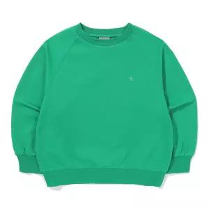 빈1 BA13TS07GN 그린 맨투맨 티셔츠