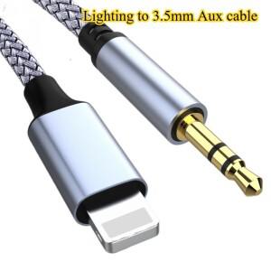 IOS 번개 3.5mm 헤드 잭 오디오 Aux 분배기 케이블 스피커 어댑터 iphone 호환 ipad 호환 apple 호환