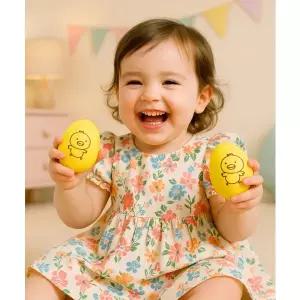 [다르담] 영유아 유아 장난감 교구 에그 쉐이커 유아 음악 악기