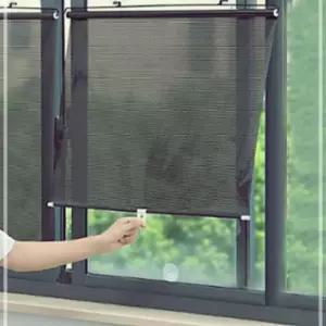 롤링 암막 유리창 사무실 햇빛 자외선 무타공 자동차 차단 EWFDC026